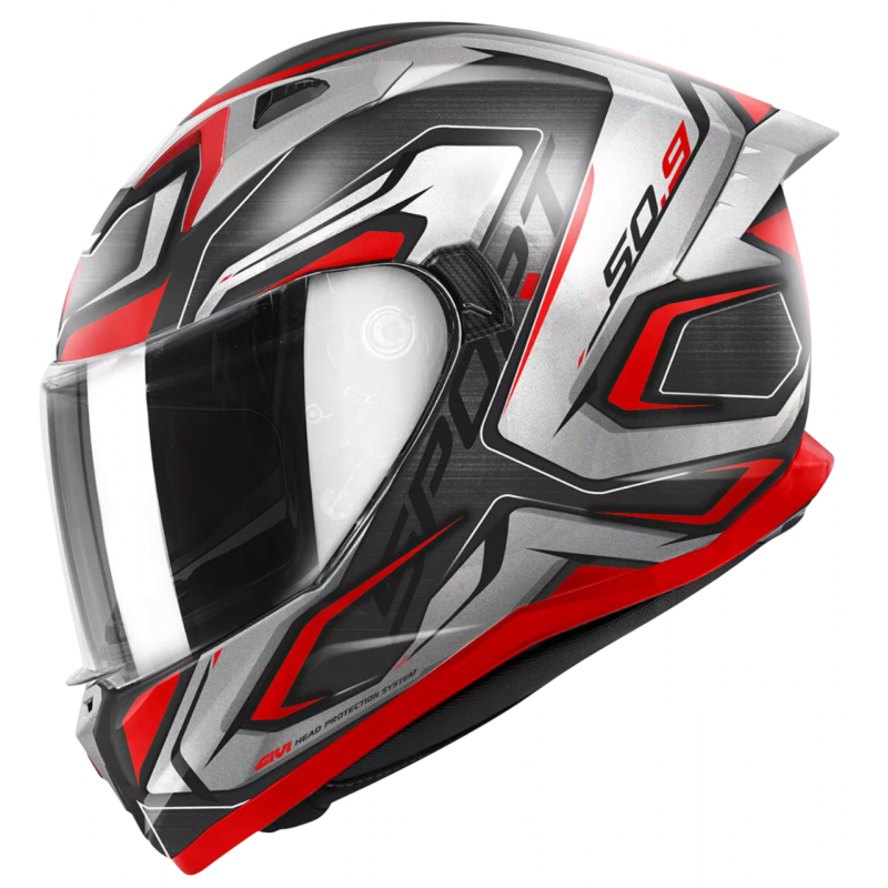 Мотошлем Givi 50.9 Atomic Black/Silver/Red купити від 7 343 грн. в